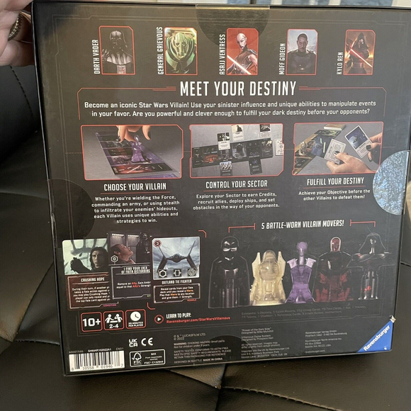 Villainous: Star Wars - Power of the Dark Side Game New Un Opened - Picture 6 of 14